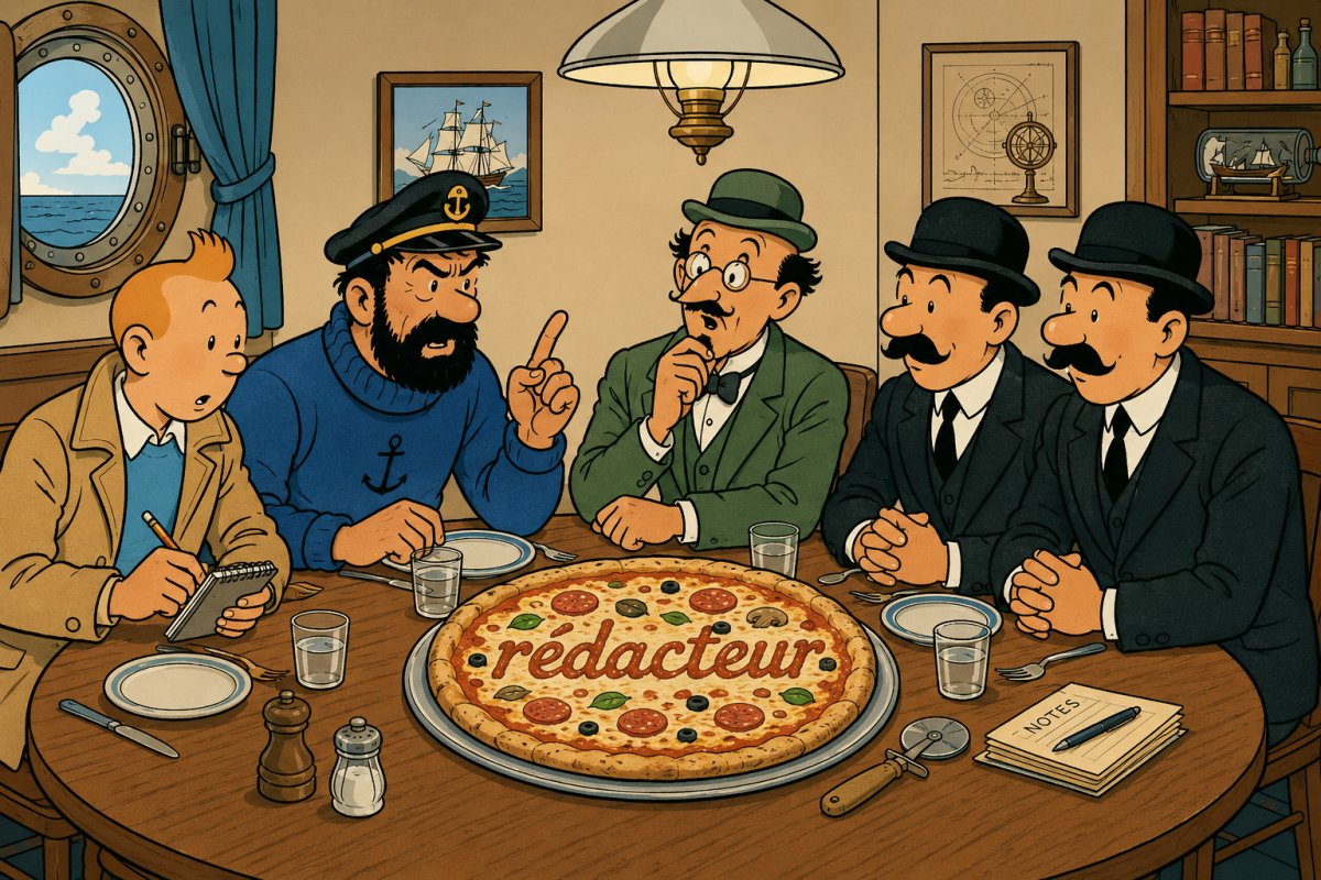 Quelle est la différence entre une pizza et un rédacteur ?